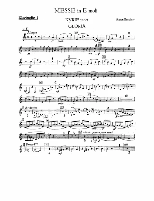 Clarinet 1, 2 (C/A)