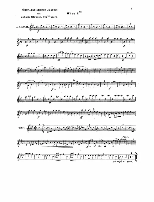 Oboe 1, 2