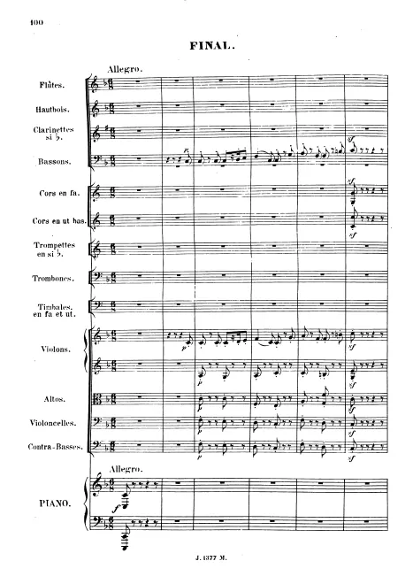 III. Final: Allegro