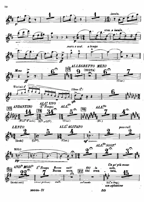 Oboe 1 missing pages 10 and 11