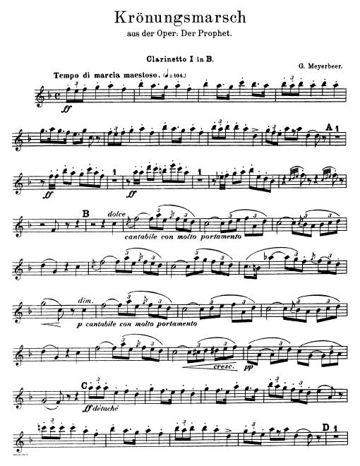 Clarinet 1, 2