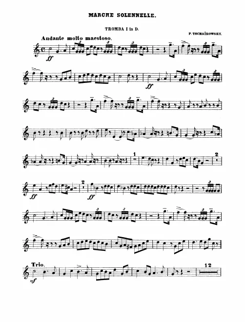Trumpet 1, 2 (D)