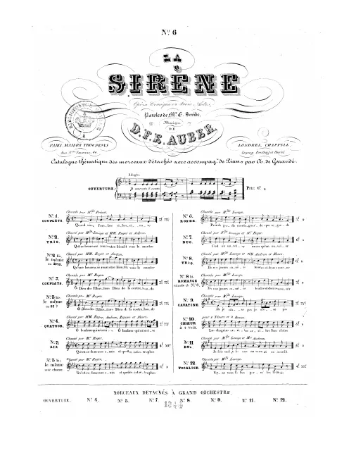 No.6, Ronde: "Prends garde montagnarde" (E♭ major)