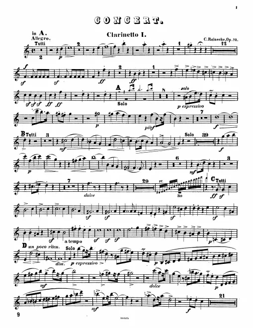 Clarinet 1, 2 (A)