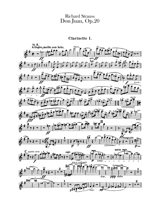 Clarinet 1 (A/B)