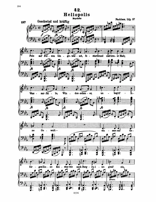 Complete Score (Original Key)