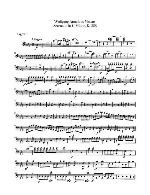 Bassoon 1, 2