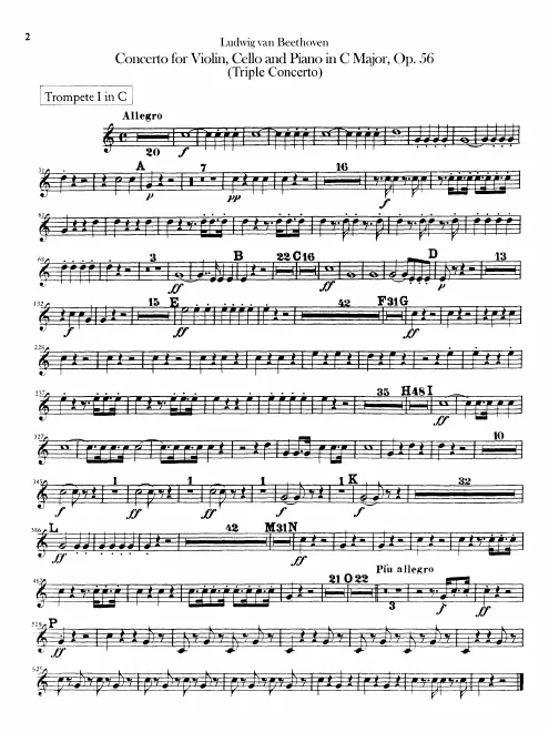 Trumpet 1, 2 (C)
