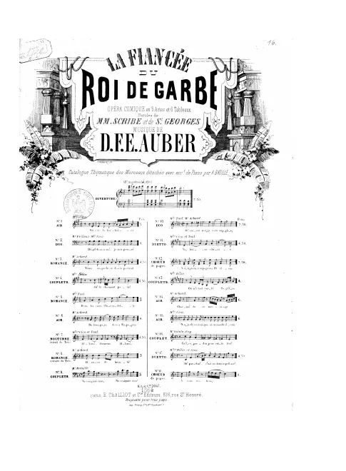 No.16, Couplets: "Grâce, pardon pour cette fois" (Act III, No.18)