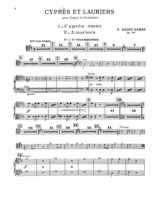Trombone 1/2, 3, Tuba