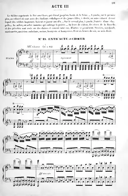 Act III-V, Appendix