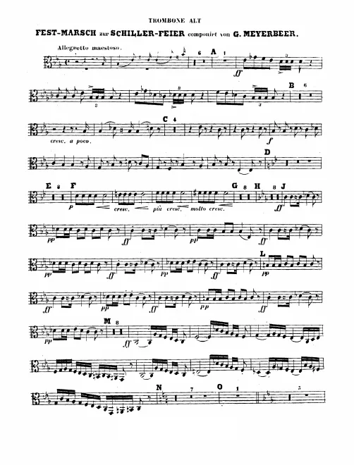Trombone 1, 2, 3, Ophicleide