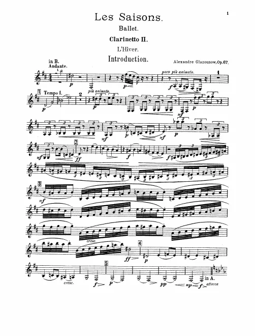 Clarinet 2 (B♭/A)