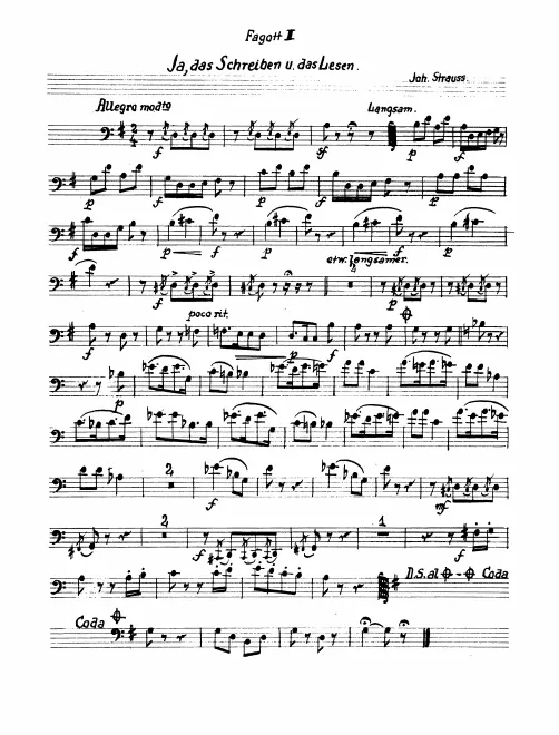 Bassoon 1, 2