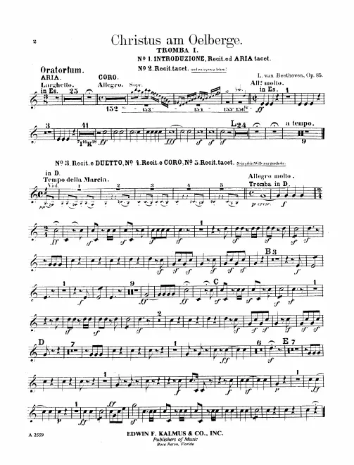 Trumpet 1, 2 (E)