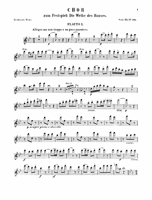 Flute 1, 2