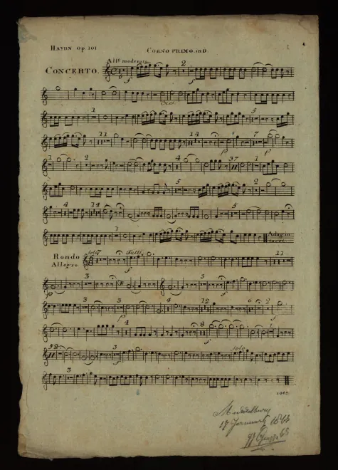 Horn 1, 2 (D) (color)