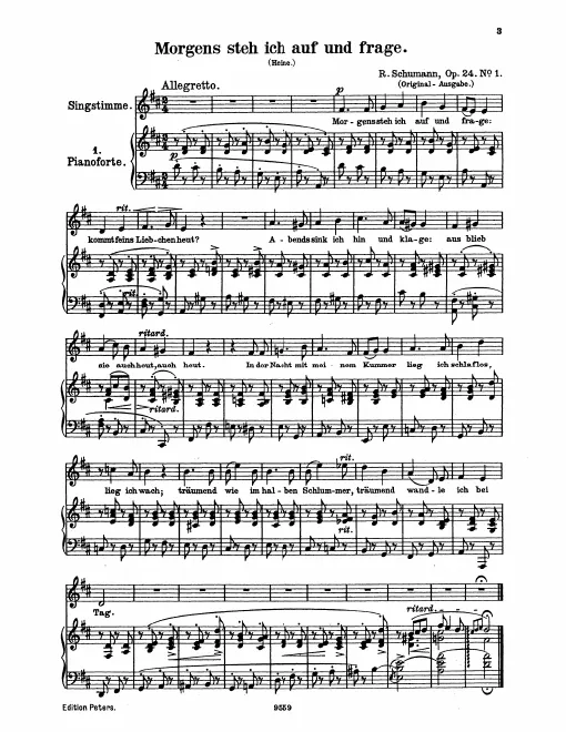 Complete Score (original / high voice)