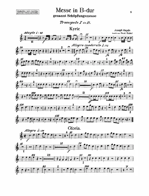 Trumpet 1, 2 (B)