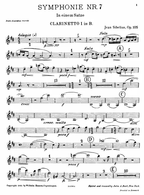 Clarinet 1 (B♭)