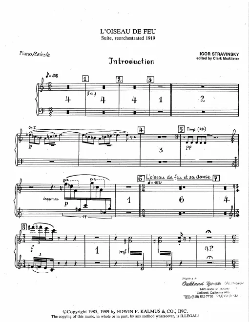 Piano/Celesta