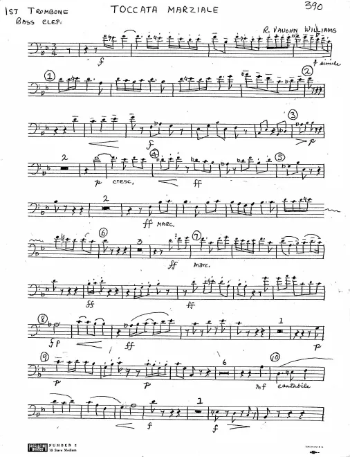 Trombone 1 (Bass Clef)