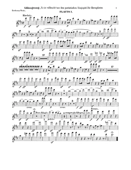 Flute 1, 2