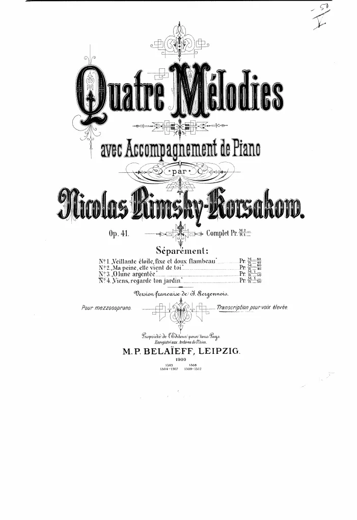 3. I Love Thee, Moon: Melody from the Banks of the Ganges (high voice)