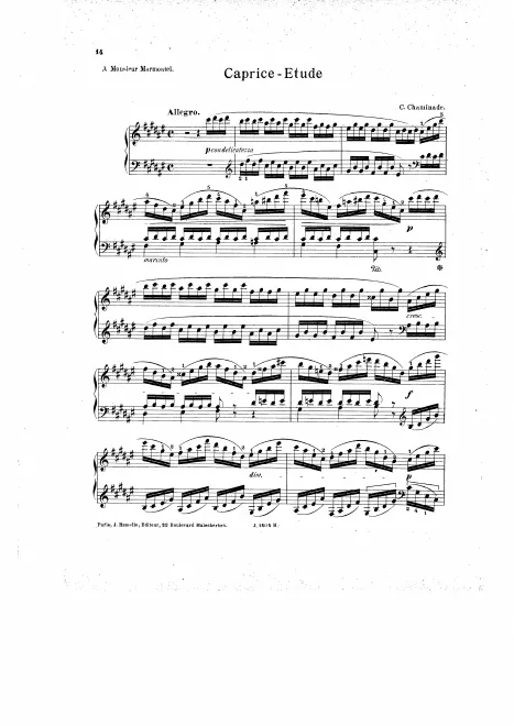 Caprice-Étude in F-sharp major (Etude no.4)