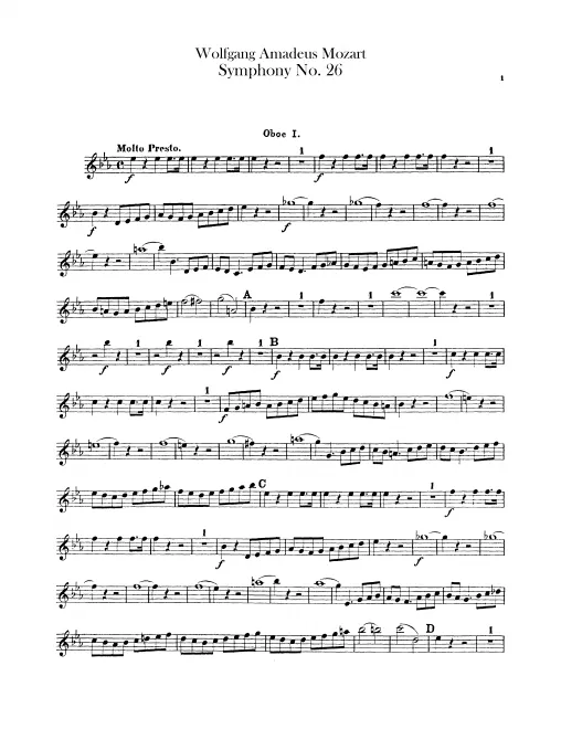 Oboe 1, 2