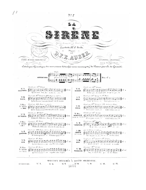 No.7, Duo: "C'est quel qu'ouvrier" (F major)