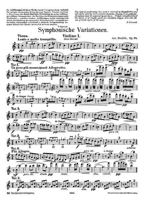 Violins I