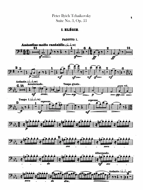 Bassoon 1, 2