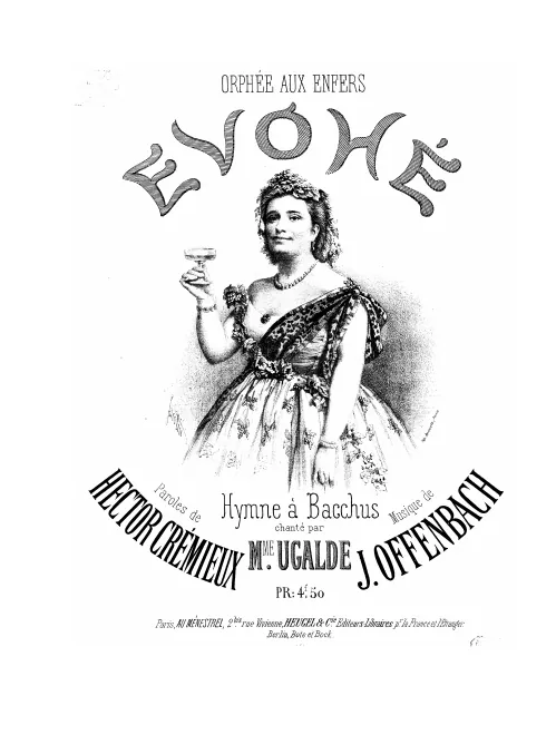 Évohé. Hymne à Bacchus (Act II, No.14 bis ), G major