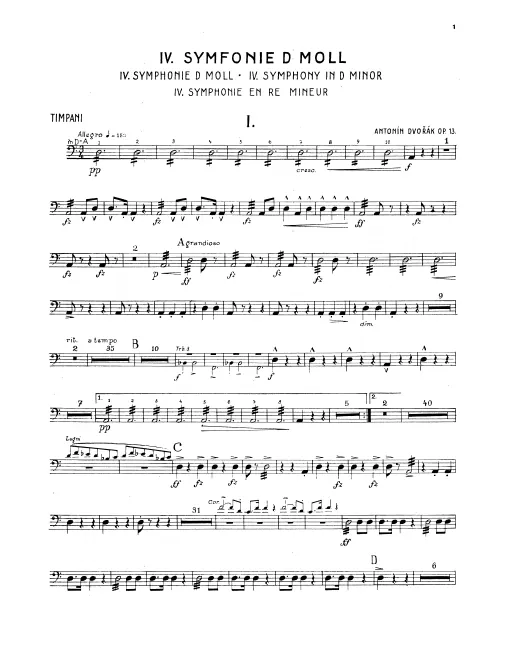 Timpani, Bass Drum/Cymbals, Triangle