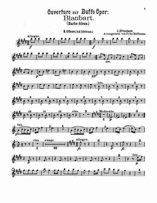 Oboe 1, 2