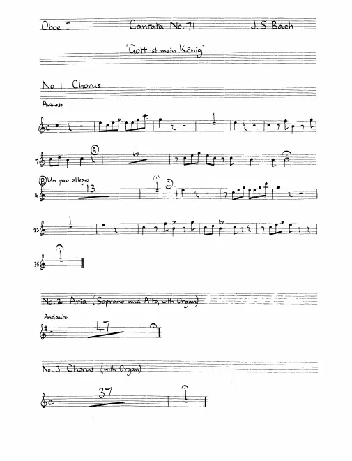 Oboe 1, 2