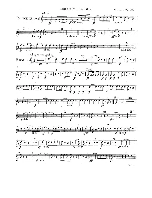 Horn 1, 2 (E)
