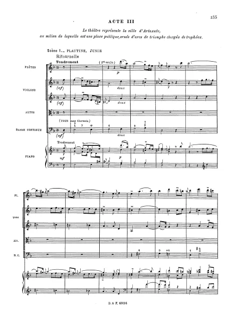 Act III, Nos.1 to 4