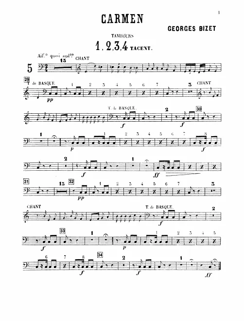Snare Drum/Tambourine/Tambourin de Provence