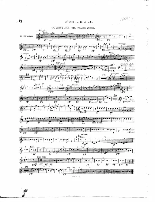Horn 3, 4 (D-F)