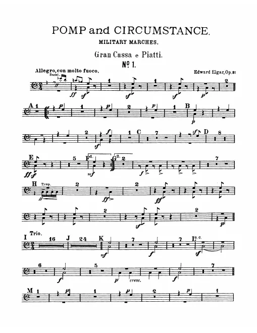 Percussion 3 (Bass Drum, Cymbals)