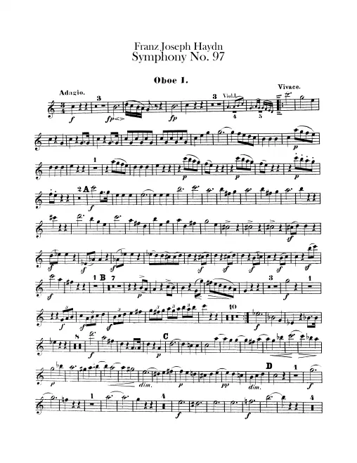 Oboe 1, 2