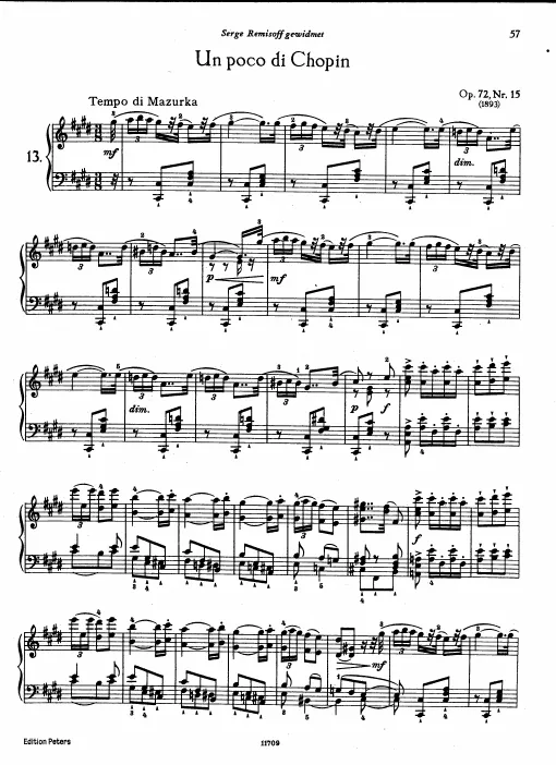 15. Un poco di Chopin