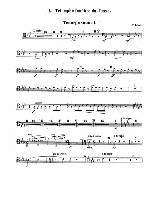 Trombone 1, 2, 3, Tuba