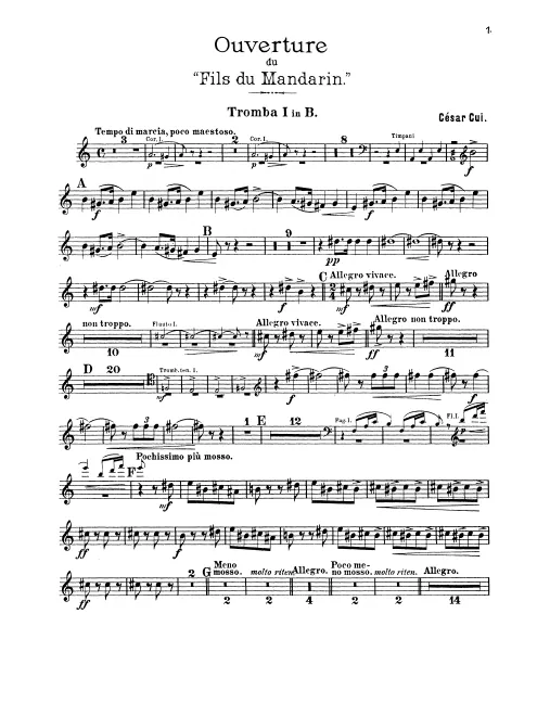 Trumpet 1, 2 (B)
