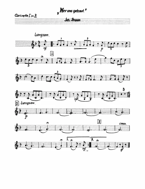 Clarinet 1, 2 (B)