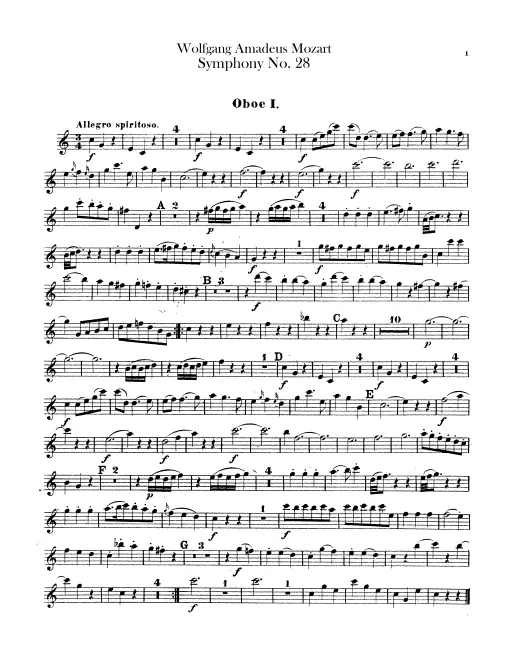 Oboe 1, 2