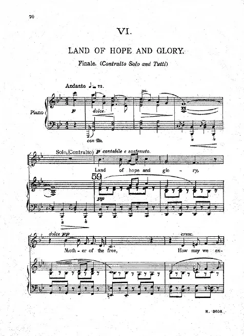 6. Land of hope and glory