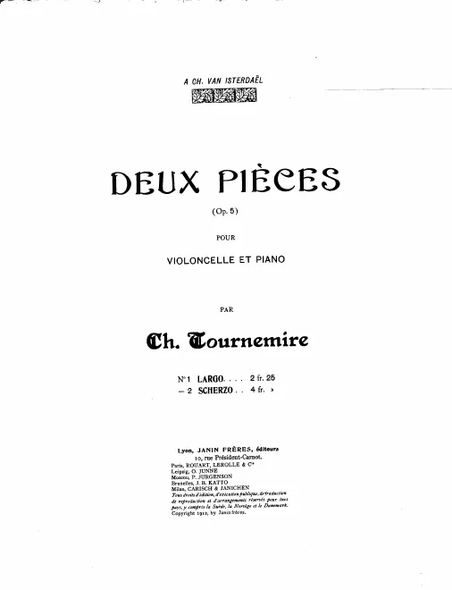 1. Largo - Complete Score and Cello Part